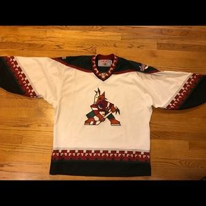VTG 90s Arizona Coyotes CCM Jersey L throwback
